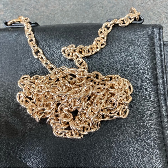 Versace Parfums Black with Gold Chain Strap Small Crossbody Bag - Picture 13 of 13